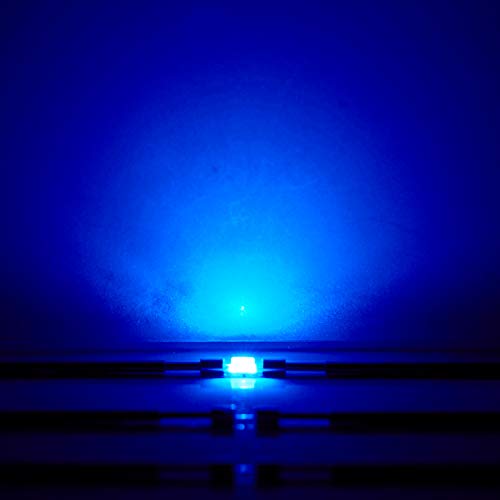 CHANZON 100 pcs SMD 1206 (3.2mm x 1.6mm) Blue LED Diode Lights (DC 3V 20mA) - color: E) Blue (100pcs)