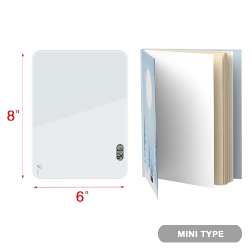 Small Glass Desktop Whiteboard Dry-Erase, Mini Pure Glassboard Clock Stand - color: Clock White