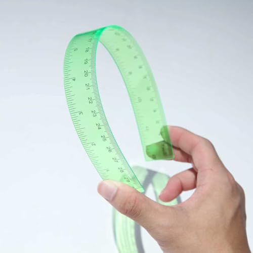 Ruler 12 Inch,Kid Rulers for School,Rulers Bulk for Classroom 8 Pack - style: straight 12in