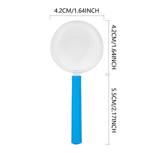 Magnifying Glass Kids 30 Pieces Plastic Magnifier Colorful Mini Hand Lens