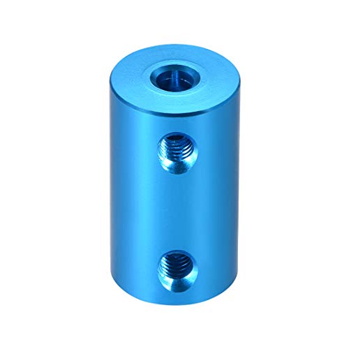 uxcell 4mm to 4mm Bore Rigid Coupling Set Screw L25XD14 Aluminum Alloy,Shaft Coupler Connector,Motor Accessories,Blue - size: 4mm to 4mm
