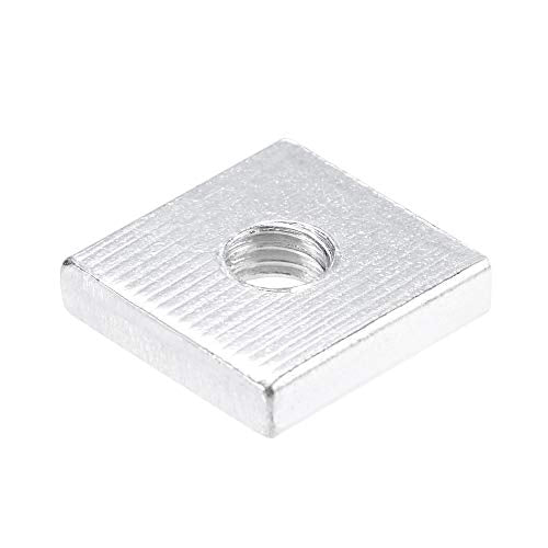 uxcell Square Nuts, M5x13mmx3mm Zinc-Plated Metric Coarse Thread Assortment Kit, 25 Pcs - size: M5x13mmx3mm