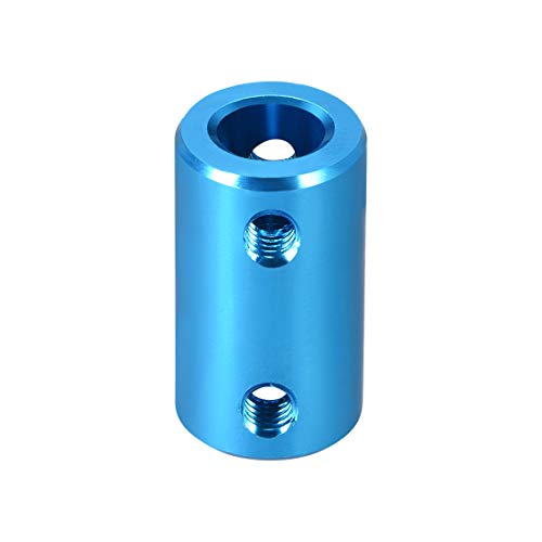 uxcell 8mm to 8mm Bore Rigid Coupling Set Screw L25XD14 Aluminum Alloy,Shaft Coupler Connector,Motor Accessories,Blue - size: 8mm to 8mm