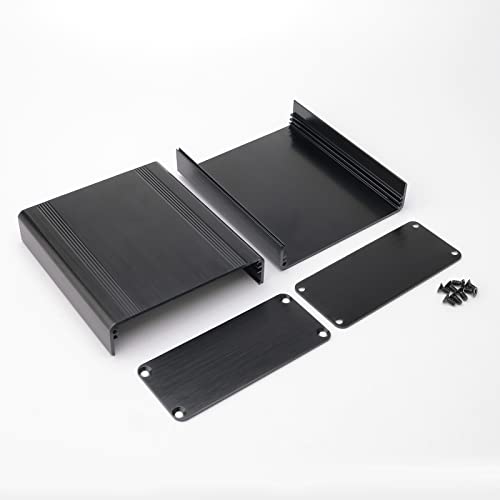 Aluminum Project Box 100x38x88mm with Screwdriver for DIY Electronics - size: 3.93x1.5x3.47 inch(LHW)