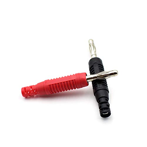 5 Colors 4mm Banana Plug Male to Male Test Leads 14AWG Heavy Duty Jumper Wires Silicone Soft Test Cable for Multimeter Electrical Testing 20A 3Ft - size: Male to Male, style: 5Pcs-Length of 3 Feet