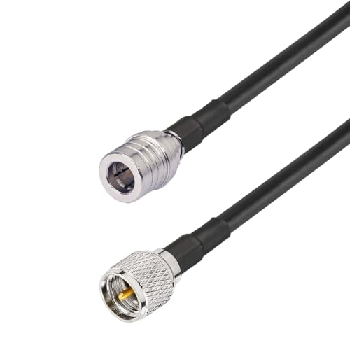 MINI-UHF Adapter MINI-UHF Male to QMA Male RG58 Cable 3.3 feet - color: QMA Male to MINI-UHF Male Cable