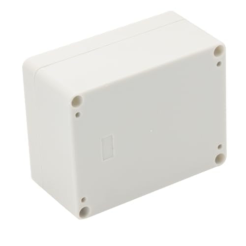 Project Box IP65 Waterproof Junction Box ABS Plastic Electrical Boxes DIY Electronic Project Case Power Enclosure White 4.53x3.54x2.17 inch (115 x 90 x55 mm) - color: White, size: 4.53"x3.54"x2.17"