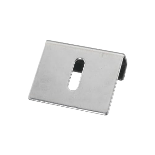 4PCS Stainless Steel Large Heavy Duty Fixing Clip Kit - Wide Channel Mirror Hanger Kit for Wall Mount Frameless Mirror, Billboard Display, Tile Display