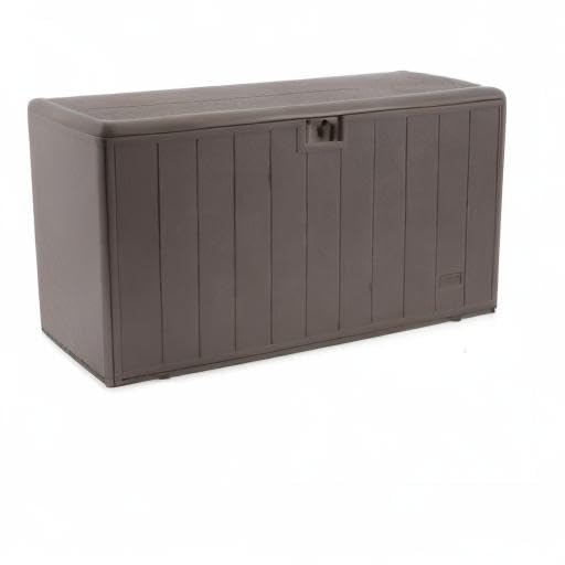 Plastic Development Group Deck Box, Standard Close, Driftwood, 105 Gal - color: Driftwood, size: 105 Gallon, Standard Closure