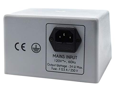 Eisco - Low Voltage AC/DC Power Supply, Selectable 6V/12V Output, 2 Amp Capacity, Compact Lab Power Source, Physics Experiments, Optical Benches, DC Motors, Educational Equipment