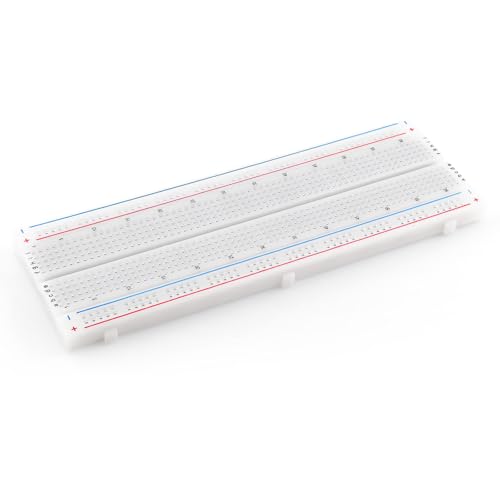 Solderless Breadboard Kit, Includes 2 Pcs 830 Tie Point Bread Boards & 2 Pcs 400 Tie Point, 65Pcs Jumper Wires,5V DC Power Supply for Arduino,Prototype Board
