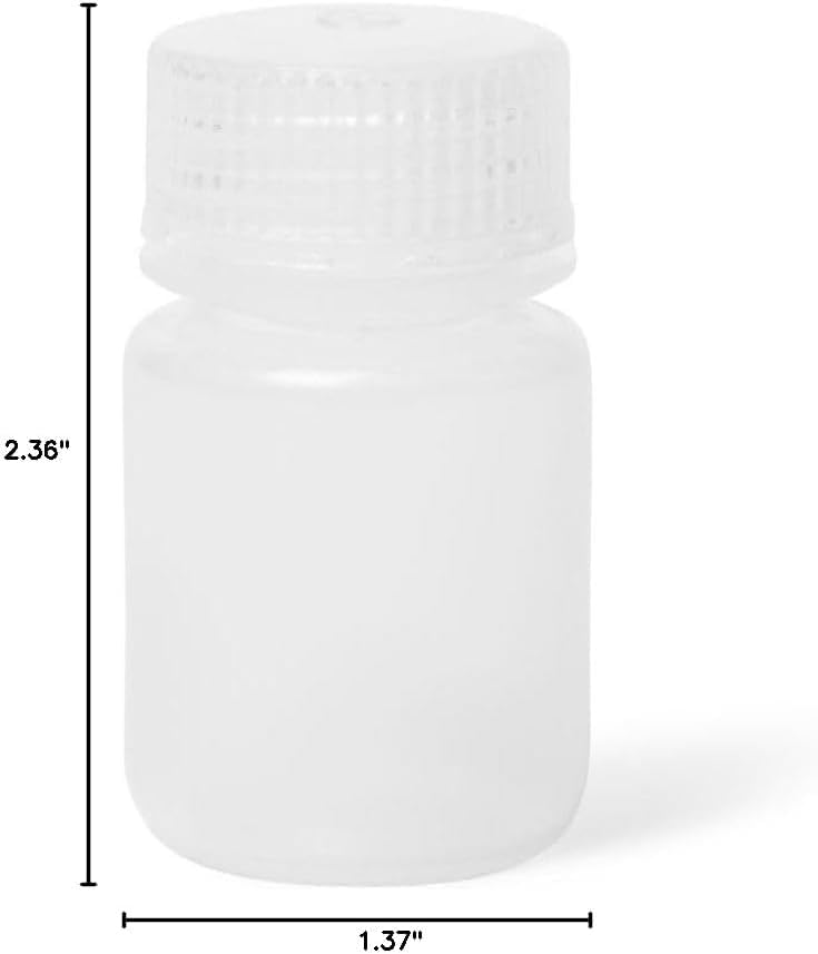 United Scientific™ Wide Mouth Sample Containers with Lids, 30ml, 12-Pack - size: 1 oz (Pack of 12)