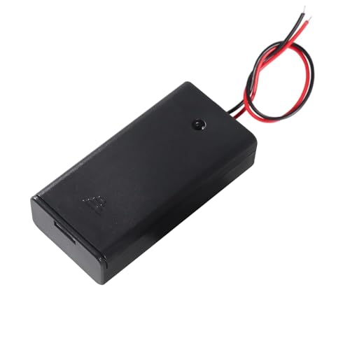 10pcs AA Battery Holder 2AA Battery Box with Back Cover 2X 1.5V AA Battery Case with ON Off Switch