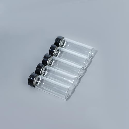 30ml Clear Glass Vials with Screw Caps 20PCS - style: 30ml-20pcs