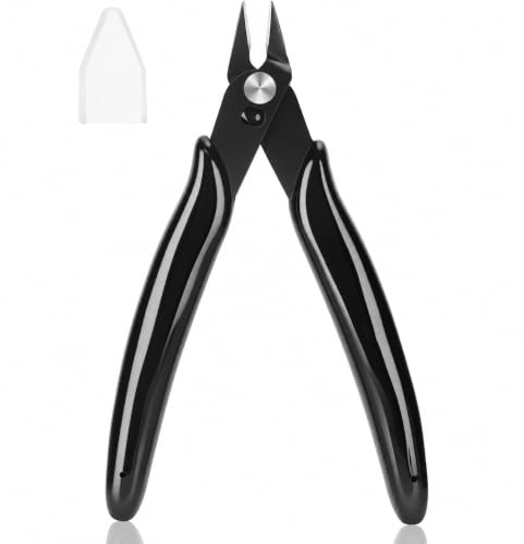 Micro Wire Cutter 1-Pack, Precision Flush Cutter, Mini Side Cutter Pliers for Jewelry Electronics 3D Printing & Craft Projects