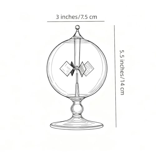 Green Solar Power Radiometer Crookes Solar Energy Spinning Vanes Glass Windmill Gift Home Desk Decoration