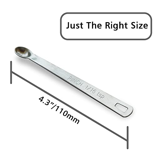 1PCS 1/16tsp(0.31ml) Mini Measuring Spoon, Small Teaspoon for Tiny Amounts - size: 1/16tsp|0.31ml|0.31cc|0.01oz