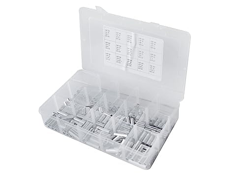Aluminum Spacer Standoff Bushing Assortment Kit 3/8" OD x 1/4" ID (150 pcs)