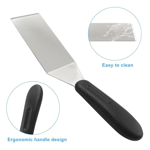 Small Spatula, Mini Stainless Steel Serving Spatula, 3Pcs - size: Solid