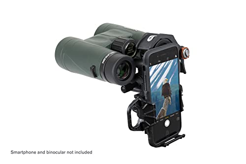 Celestron Wedge with NexStar Evolution/SE, Black (93665) & NexYZ – 3–Axis Universal Smartphone Adapter for Telescope – Digiscoping Smartphone Adapter