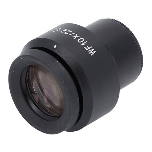 2PCS 10X Microscope Eyepieces with 22mm Eye Spot Wide Field Optical Lens, Diopter Adjustment and 30mm Mount Interface, Replacement for Old or Damaged Parts