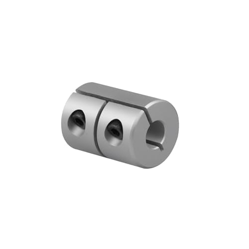 5mm to 8mm Aluminum Rigid Coupling, Clamping-On Shaft Coupler with Set Screw, 20mm Diameter, 25mm Length, Connector for Stepper Motors, CNC Machines, 3D Printers, and DIY Projects - size: Bore 5mm to 8mm
