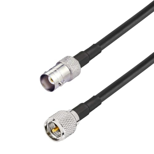 MINI-UHF Adapter MINI-UHF Male to bnc Female RG58 Cable 3.3 feet - color: BNC Female to MINI-UHF Male Cable