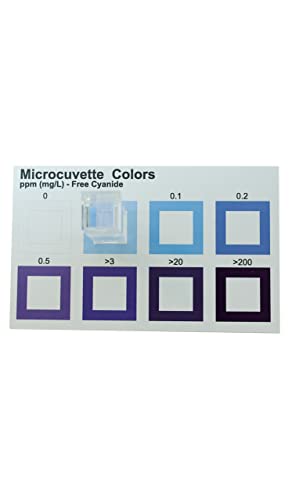 Industrial Test Systems eXact 484003 Cyanide ReagentStrip Test Kit, 2 Minutes Test Time, 0.05-200 ppm Range (Pack of 50)