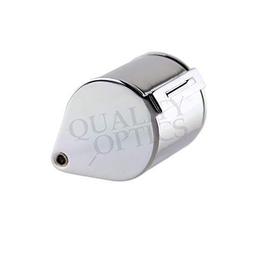Hastings 10X Loupe Highest Optical Grade Glass Element Lens - color: Chrome