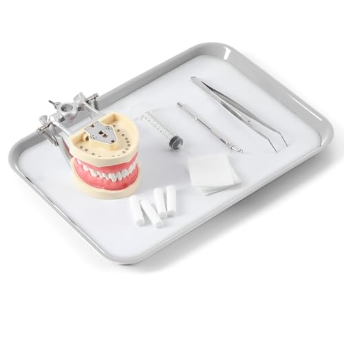 JMU Gray Dental Procedure Trays Flat Trays Size B 13.25" X 9.75" - color: Gray