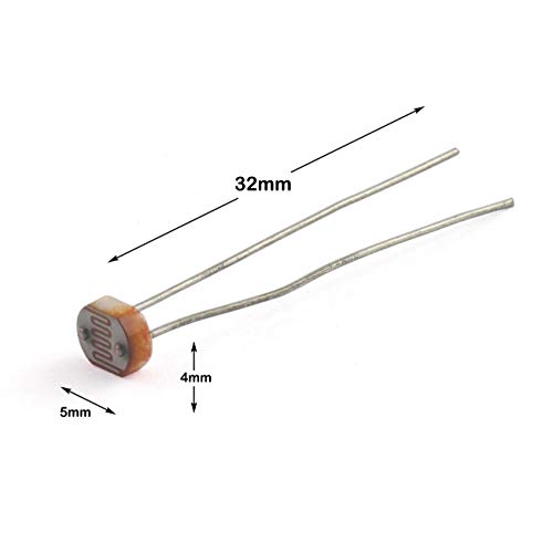 ZYAMY 1 Pack of 50pcs 5506 5516 5528 5537 5539 Photoresistor 10pcs for Each Photo Light Sensitive Resistor
