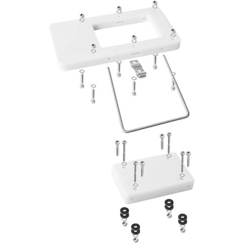 8M0092063 Xi Series Quick-Release Mounting Bracket Kit for MotorGuide Xi3 Xi5 Trolling Motors (White)