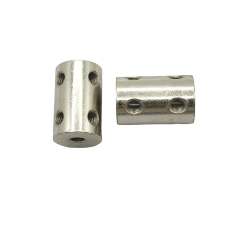 5Pcs 4mm to 5mm Shaft Coupler Connectors,Steel Coupler Rigid Couplings Adapter with Screws for CNC Machine 3D Printer RC Motor Accessories and DIY - size: 4mm to 5mm