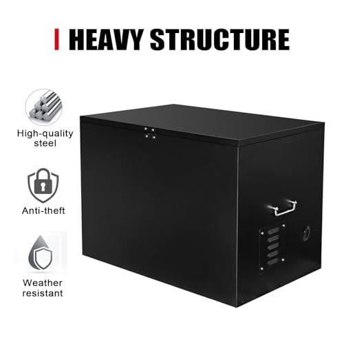 Lockable Generator Box for Outside/RV/Truck/Trailer, Outdoor Generator Shed Storage Box Quiet Enclosure (24"x16"x22") - size: 24"x16"x22"