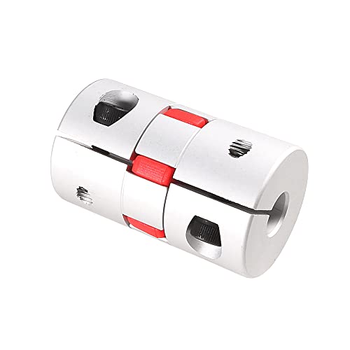uxcell Shaft Coupling 1/2inch to 1/2inch Bore L66xD40 Flexible Coupler Joint for Servo Stepped Motor - size: L66xD40 12.7mm to 12.7mm