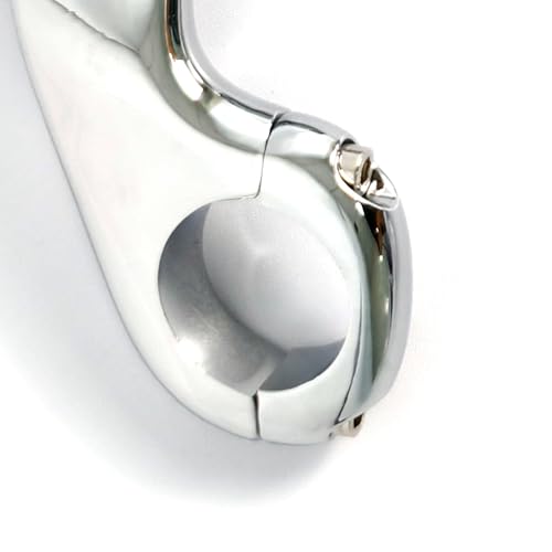 1 Pair Fairing Mounting Bracket Kit to Support Fairing Light Mounting compatiable for Harley Road Glide CVO Ultra FLTRUSE FLTRX FLTRU 2010-2013 (Chrome) - color: Chrome
