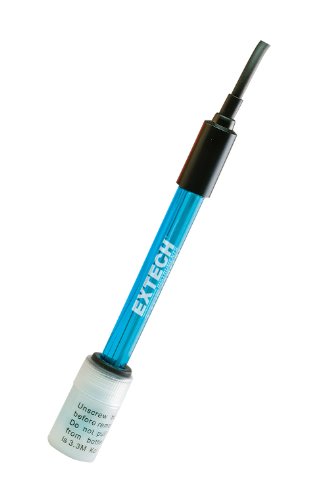Extech PH305 pH/mV/Temperature Electrode - Combination Gel-Filled pH Sensor with Built-in ATC, BNC Connector, 1m Cable, Durable Lab-Grade Probe for Portable Meters and Field Testing - style: PH305