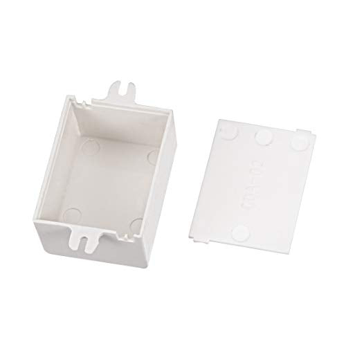 uxcell 7Pcs 46 x 35 x 24mm Electronic Plastic DIY Junction Box Enclosure Case White