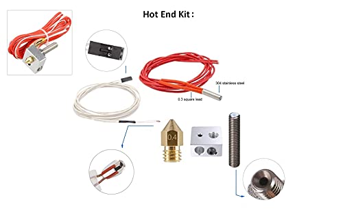 3D Printer Extruder Hot End Kit,for Anet A8 A2 MK8 Reprap 3D Printer