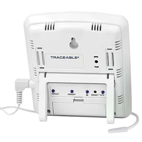 Traceable Jumbo Fridge/Freezer Digital Thermometer with Calibration; 1 Wire Probe