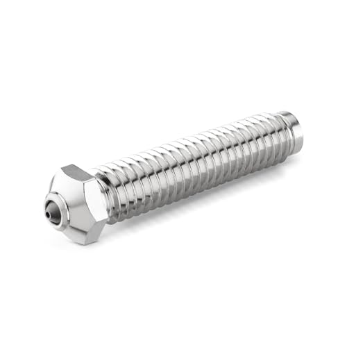 Tungsten Carbide Nozzle 0.6mm for Elegoo OrangeStorm Giga 3D Printer, High Thermal Conductivity Abrasion Resistance for Precision Additive Manufacturing - size: Tungsten Carbide, style: 0.6mm