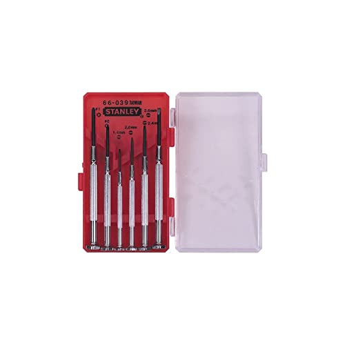 STANLEY Screwdriver Set, Jewellers Precision, 6-Piece (66-039)