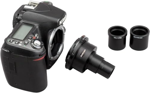 AmScope CA-NIK-SLR Nikon SLR/D-SLR Camera Adapter, Black - style: Nikon SLR Style 1