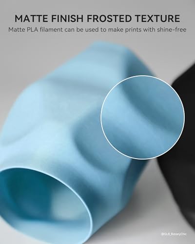 TECBEARS Matte PLA Filament Rapid, 2kg Bundle, E2501, 0.25kg/Spool, 8 Packs - color: 0.25kg*8 Black, White, Sky Blue, Sunny Orange, Sakura Pink, Cherry Red, Mint Green, Olive Green