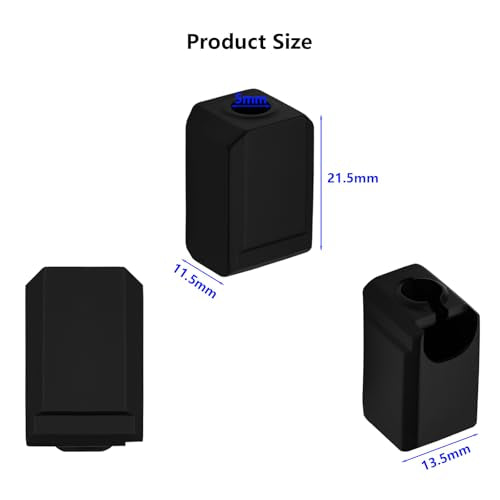 5PCS Silicone Sock for X1/P1 Series, Heating Block Nozzle Protect Silicone Cover, High Temperature Resistance & Durable Silicion Sleeve for Bambu Lab X1/X1C/X1E/P1S/P1P - style: 5PCS Silicone Sock