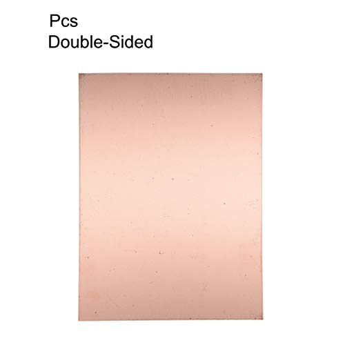 uxcell Double-Sided Copper Clad Laminate PCB Circuit Board, FR4 200x150mm 7.87x5.91 inch, 1.5mm Thickness DIY Prototyping PCB Board, Name Board - size: 200mmx150mmx1.5mm