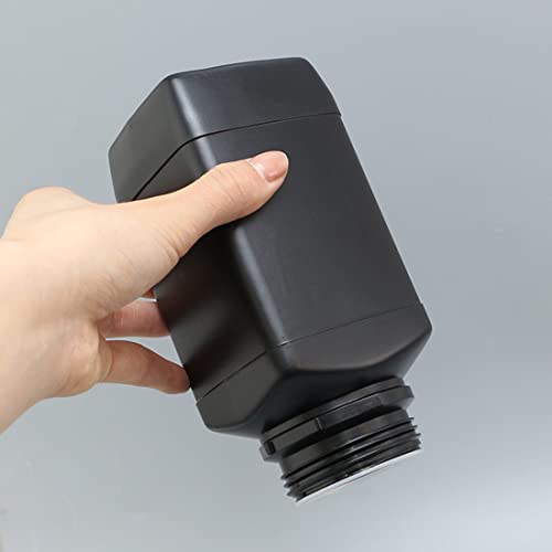 Heyiarbeit 5Pcs 33.8oz Plastic Lab Chemical Reagent Bottle, Wide Mouth HDPE Sample Storage Bottle Containers with Leak-Proof Sealed Jars for Liquid/Solid/Powder/Lab Chemical Storage Black (Pack of 2) - size: 1000ml (5pcs) (Pack of 2)