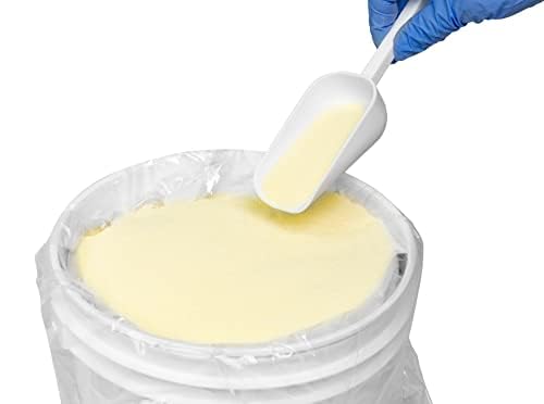 Lab Sampling Scoops with Long Handle, 4 oz. Capacity, Polystyrene, Non-Sterile, Disposable, White (Pack of 10)
