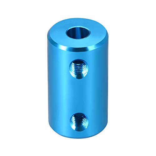uxcell 5mm to 6mm Bore Rigid Coupling Set Screw L25XD14 Aluminum Alloy,Shaft Coupler Connector,Motor Accessories,Blue - size: 5mm to 6mm