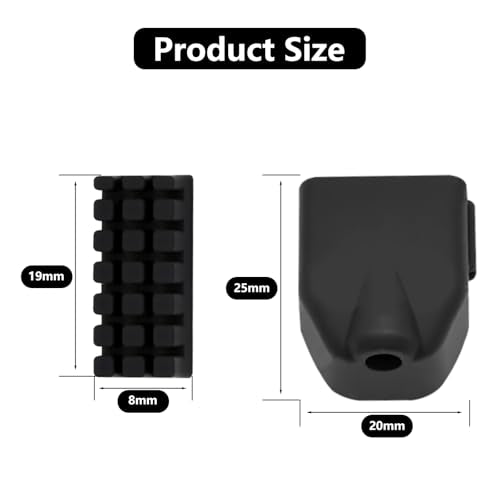 6PCS Nozzle Brushes & Silicone Sock Kit for FLASHFORGE AD5X, Hotbed Mounted Nozzle Cleaning Tool Wiper Silicone Brush, High Temperature Resistance & Durable Silicion Sleeve Accessories for AD5X